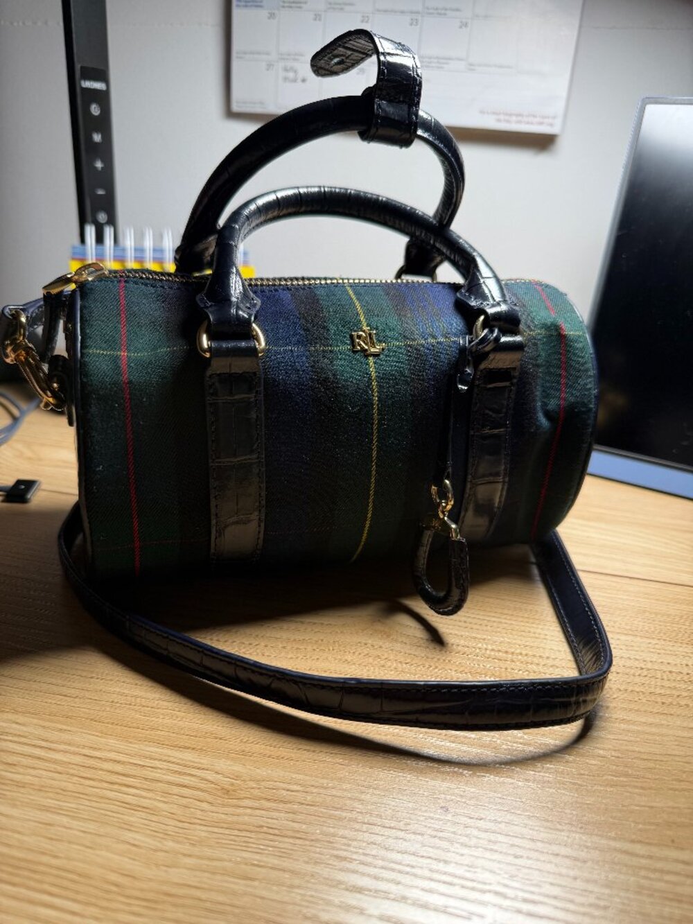 Ralph Lauren Leather Equestrian Shoulder Bag – Purchased in Spain